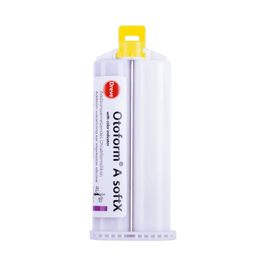 Otoform® A softX with color indicator